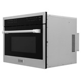 ZLINE 3-Piece Appliance Package - 60-inch Dual Fuel Range, Microwave Oven, & Wall Mount Hood in Stainless Steel (3KP-RARHMWO-60)