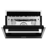 ZLINE 3-Piece Appliance Package - 60-inch Dual Fuel Range, Microwave Oven, & Wall Mount Hood in Stainless Steel (3KP-RARHMWO-60)