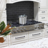ZLINE 3-Piece Appliance Package - 48 in. Rangetop, 30 in. Wall Oven, & Premium Hood in Stainless Steel