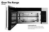 ZLINE 2-Piece Appliance Package - 30-Inch Gas Range & 30-Inch Over-The-Range Microwave Oven in Satin Stainless Steel (2KP-SGRSOTRH30)