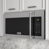 ZLINE 2-Piece Appliance Package - 30-Inch Gas Range & 30-Inch Over-The-Range Microwave Oven in Satin Stainless Steel (2KP-SGRSOTRH30)