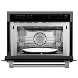 ZLINE 4-Piece Appliance Package - 30-Inch Dual Fuel Range, Refrigerator, Microwave Oven, and 3-Rack Dishwasher in Black Stainless Steel