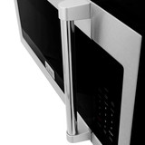 ZLINE 2-Piece Appliance Package - 30-Inch Rangetop and Over-the-Range Microwave with Modern Handle in Satin Stainless Steel (2KP-RTSOTR30)