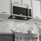 ZLINE 2-Piece Appliance Package - 30-Inch Rangetop and Over-the-Range Microwave with Modern Handle in Satin Stainless Steel (2KP-RTSOTR30)