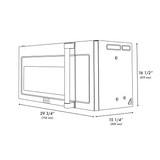 ZLINE 2-Piece Appliance Package - 30-Inch Rangetop and Over-the-Range Microwave with Modern Handle in Satin Stainless Steel (2KP-RTSOTR30)