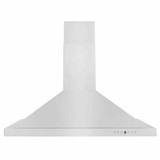 ZLINE 2-Piece Appliance Package - 36-inch Dual Fuel Range with Black Matte Door and Convertible Vent Range Hood in Stainless Steel (2KP-RABLMRH36)