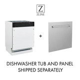 ZLINE 3-Piece Appliance Package - 30-Inch Gas Range, Over-the-Range Microwave/Vent Hood Combo, and 3-Rack Dishwasher in Black Stainless Steel (3KP-SGRBOTRH30-DWV)