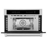 ZLINE 2-Piece Appliance Package - 30-Inch Electric Wall Oven with Self-Clean & 30-Inch Build-In Microwave Oven in Satin Stainless Steel