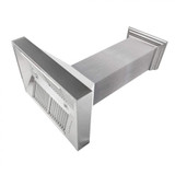 ZLINE 2-Piece Appliance Package - 30-inch Dual Fuel Range and Premium Range Hood in Satin Stainless Steel with White (2KP-RASWMRH30)