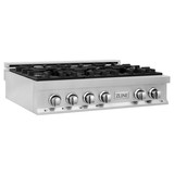 ZLINE 3-Piece Appliance Package - 36 in. Rangetop, 30 in. Wall Oven, & Premium Hood in Stainless Steel