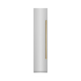 ZLINE 48-Inch Column 16.7 Cu. Ft. Refrigerator and 8.6 Cu. Ft. Freezer in Stainless Steel with Gold Accent
