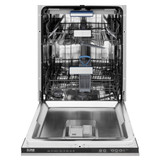 ZLINE 3-Piece Appliance Package - 36-inch Gas Range, Tall Tub Dishwasher & Premium Wall Mount Hood in Satin Stainless Steel (3KP-SGRSRH36-DWV)