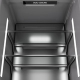 ZLINE 54-Inch Column 16.7 Cu. Ft. Refrigerator and 12.4 Cu. Ft. Freezer in Panel Ready with Gold Accent
