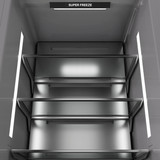 ZLINE 48-Inch Column 16.7 Cu. Ft. Refrigerator and 8.6 Cu. Ft. Freezer in Black Stainless Steel