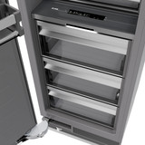 ZLINE 48-Inch Column 12.5 Cu. Ft. Refrigerator and 12.4 Cu. Ft. Freezer in Panel Ready with Matte Black Accents