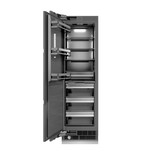 ZLINE 48-Inch Column 12.5 Cu. Ft. Refrigerator and 12.4 Cu. Ft. Freezer in Panel Ready with Matte Black Accents