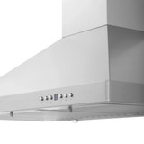 ZLINE 4-Piece Appliance Package - 48-Inch Gas Range, Hood, Refrigerator with Water Dispenser, and Dishwasher in Stainless Steel