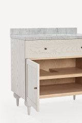 Fern Marble-Top Single Bathroom Vanity