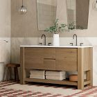 Graham Double Bathroom Vanity (60"–72")