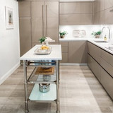 Modular Kitchen Island with Marble Top (48")