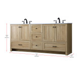 Alderson 60-84" Double Sink Vanity