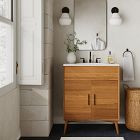 Mid-Century Single Bathroom Vanity (24”–49”)
