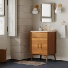 Mid-Century Single Bathroom Vanity (24”–49”)