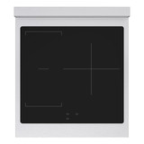 ZLINE Autograph Edition 24-Inch 3.2 Cu. Ft. Paramount Induction Range with 3 Element Cooktop and Electric Convection Oven in Satin Stainless Steel with White Matte Door and Champagne Bronze Accents (SINRSZ-WM-24-CB)