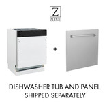 ZLINE 3-Piece Appliance Package - 36-Inch Paramount Dual Fuel Range, 36-Inch French Door Refrigerator with Water Dispenser, Dishwasher, in Black Stainless Steel