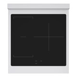 ZLINE 24-Inch 3.2 Cu. Ft. Paramount Induction Range with 3 Element Cooktop and Electric Convection Oven in Stainless Steel with White Matte Door (SINR-WM-24)