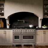 ZLINE 48-Inch 6.7 Cu. Ft. Classic Dual Fuel Range with 8 Burner DuoPro™ Cooktop and Dual Ovens in Stainless Steel (PCDR48)