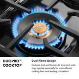 ZLINE 36-Inch 5.2 Cu. Ft. Classic Dual Fuel Range with 6 Burner DuoPro™ Cooktop and Convection Oven in Stainless Steel (PCDR36)