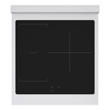 ZLINE Autograph Edition 24-Inch 3.2 Cu. Ft. Paramount Induction Range with 3 Element Cooktop and Electric Convection Oven in Stainless Steel with White Matte Door and Champagne Bronze Accents (SINRZ-WM-24-CB)