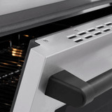 ZLINE Autograph Edition 30-Inch 4.2 Cu. Ft. Paramount Induction Range with 4 Element Cooktop and Electric Convection Oven in Stainless Steel with Matte Black Accents (SINRZ-30-MB)