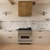 ZLINE 34-Inch 700 CFM DuraMount Wall Mount Range Hood Insert in Stainless Steel (683-34)