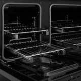ZLINE 48-Inch 6.7 Cu. Ft. Classic Dual Fuel Range with 8 Burner DuoPro™ Cooktop and Dual Ovens in Black Stainless Steel (PCDRB-48)