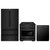 ZLINE 3-Piece Appliance Package - 30-Inch Paramount Dual Fuel Range, 36-Inch French Door Refrigerator, Dishwasher, in Black Stainless Steel ZLINE 3-Piece Appliance Package - 30-Inch Paramount Dual Fuel Range, 36-Inch French Door Refrigerator, Dishwasher, in Black Stainless Steel