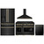 ZLINE 4-Piece Appliance Package - 48-Inch Paramount Gas Range, Wall Mount Range Hood, 36-Inch French Door Refrigerator with Water Dispenser, Dishwasher, in Black Stainless Steel with Champagne Bronze Accents ZLINE 4-Piece Appliance Package - 48-Inch Paramount Gas Range, Wall Mount Range Hood, 36-Inch French Door Refrigerator with Water Dispenser, Dishwasher, in Black Stainless Steel with Champagne Bronze Accents