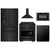 ZLINE 5-Piece Appliance Package - 30-Inch Paramount Dual Fuel Range, Wall Mount Range Hood, 36-Inch French Door Refrigerator with Water Dispenser, Dishwasher, and 24-Inch Microwave Drawer in Black Stainless Steel