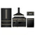 ZLINE 5-Piece Appliance Package - 48-Inch Legacy Dual Fuel Range, Wall Mount Range Hood, 36-Inch French Door Refrigerator, Dishwasher, and 30-Inch Microwave Drawer in Black Stainless Steel with Gold Accents ZLINE 5-Piece Appliance Package - 48-Inch Legacy Dual Fuel Range, Wall Mount Range Hood, 36-Inch French Door Refrigerator, Dishwasher, and 30-Inch Microwave Drawer in Black Stainless Steel with Gold Accents