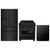 ZLINE 3-Piece Appliance Package - 30-Inch Legacy Dual Fuel Range, 36-Inch French Door Refrigerator with Water Dispenser, Dishwasher, in Black Stainless Steel