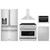 ZLINE 5-Piece Appliance Package - 36-Inch Paramount Dual Fuel Range, Wall Mount Range Hood, 36-Inch French Door Refrigerator with Water Dispenser, Dishwasher, and 24-Inch Microwave Drawer in Stainless Steel