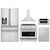 ZLINE 5-Piece Appliance Package - 36-Inch Paramount Induction Range, Wall Mount Range Hood, 36-Inch French Door Refrigerator with Water Dispenser, Dishwasher, and 30-Inch Microwave Drawer in Stainless Steel