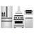 ZLINE 5-Piece Appliance Package - 30-Inch Autograph Edition Gas Range, Wall Mount Range Hood, 36-Inch French Door Refrigerator with Water Dispenser, Dishwasher, and 30-Inch Microwave Drawer in Stainless Steel Matte Black Accents ZLINE 5-Piece Appliance Package - 30-Inch Autograph Edition Gas Range, Wall Mount Range Hood, 36-Inch French Door Refrigerator with Water Dispenser, Dishwasher, and 30-Inch Microwave Drawer in Stainless Steel Matte Black Accents