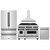 ZLINE 4-Piece Appliance Package - 48-Inch Legacy Autograph Dual Fuel Range, Wall Mount Range Hood, 36-Inch French Door Refrigerator, Dishwasher, in Stainless Steel with Matte Black Accents ZLINE 4-Piece Appliance Package - 48-Inch Legacy Autograph Dual Fuel Range, Wall Mount Range Hood, 36-Inch French Door Refrigerator, Dishwasher, in Stainless Steel with Matte Black Accents