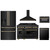 ZLINE 5-Piece Appliance Package - 48-Inch Legacy Dual Fuel Range, Wall Mount Range Hood, 36-Inch French Door Refrigerator with Water Dispenser, Dishwasher, and 24-Inch Microwave Drawer in Black Stainless Steel with Champagne Bronze Accents ZLINE 5-Piece Appliance Package - 48-Inch Legacy Dual Fuel Range, Wall Mount Range Hood, 36-Inch French Door Refrigerator with Water Dispenser, Dishwasher, and 24-Inch Microwave Drawer in Black Stainless Steel with Champagne Bronze Accents