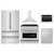 ZLINE 5-Piece Appliance Package - 36-Inch Paramount Dual Fuel Range, Wall Mount Range Hood, 36-Inch French Door Refrigerator, Dishwasher, and 24-Inch Microwave Drawer in Stainless Steel