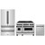 ZLINE 3-Piece Appliance Package - 48-Inch Legacy Autograph Dual Fuel Range, 36-Inch French Door Refrigerator, Dishwasher, in Stainless Steel with Matte Black Accents ZLINE 3-Piece Appliance Package - 48-Inch Legacy Autograph Dual Fuel Range, 36-Inch French Door Refrigerator, Dishwasher, in Stainless Steel with Matte Black Accents