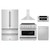 ZLINE 5-Piece Appliance Package - 36-Inch Paramount Induction Range, Wall Mount Range Hood, 36-Inch French Door Refrigerator, Dishwasher, and 30-Inch Microwave Drawer in Stainless Steel