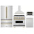 ZLINE 5-Piece Appliance Package - 36-Inch Autograph Edition Dual Fuel Range, Wall Mount Range Hood, 36-Inch French Door Refrigerator, Dishwasher, and 30-Inch Microwave Drawer in Stainless Steel with Gold Accents ZLINE 5-Piece Appliance Package - 36-Inch Autograph Edition Dual Fuel Range, Wall Mount Range Hood, 36-Inch French Door Refrigerator, Dishwasher, and 30-Inch Microwave Drawer in Stainless Steel with Gold Accents